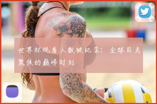 世界杯观看人数破纪录:全球目光聚焦的巅峰时刻