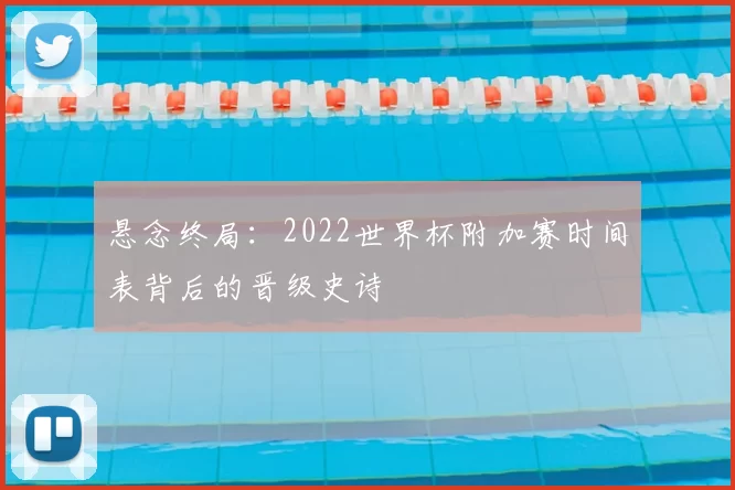 悬念终局：2022世界杯附加赛时间表背后的晋级史诗